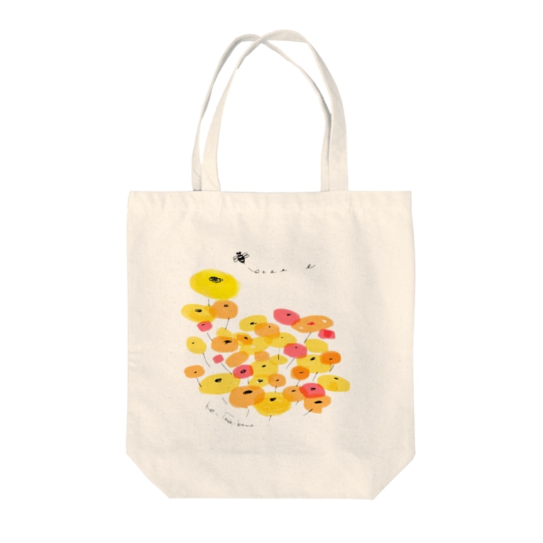 花とみつばち 太陽drops 立華 圭グッズショップ Keitachibana のトートバッグ通販 Suzuri スズリ 花とみつばち 太陽drops 立華 圭グッズショップ Keitachibana のトートバッグ通販 Suzuri スズリ