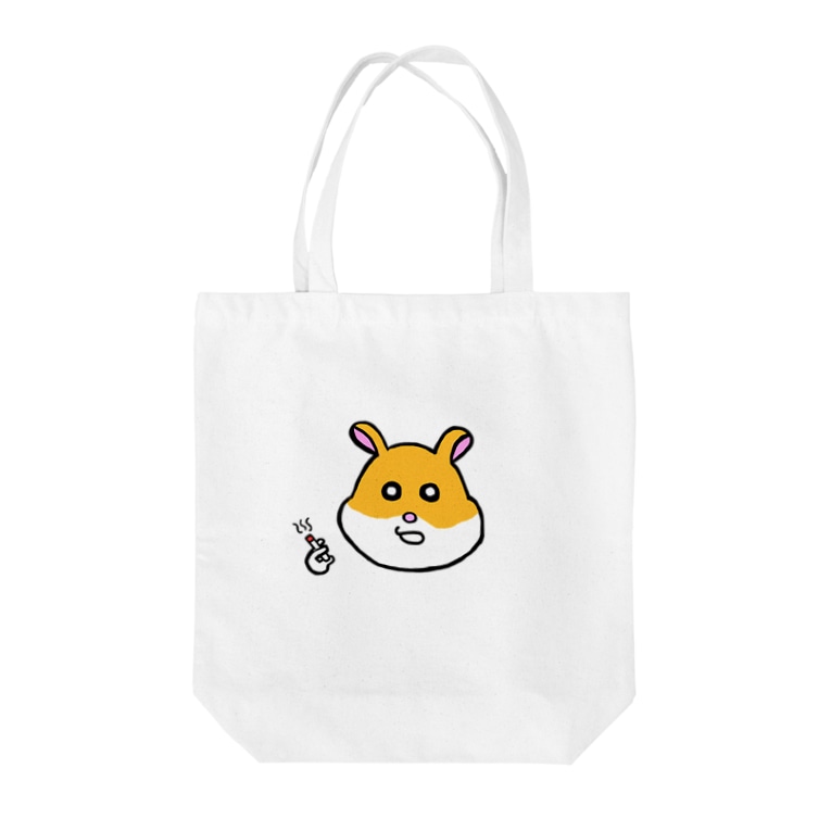 動物界アイドル ハムスターの裏の顔 Tote Bags By ぷくぷく屋さん Pukupku 59 Suzuri