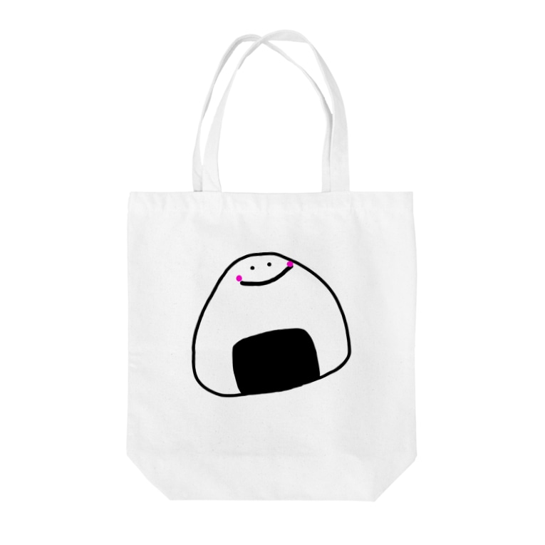 へんてこキャラクター おにぎりの にぎっ Loveamoonのトートバッグ通販 Suzuri スズリ へんてこキャラクター おにぎりの にぎっ Loveamoonのトートバッグ通販 Suzuri スズリ