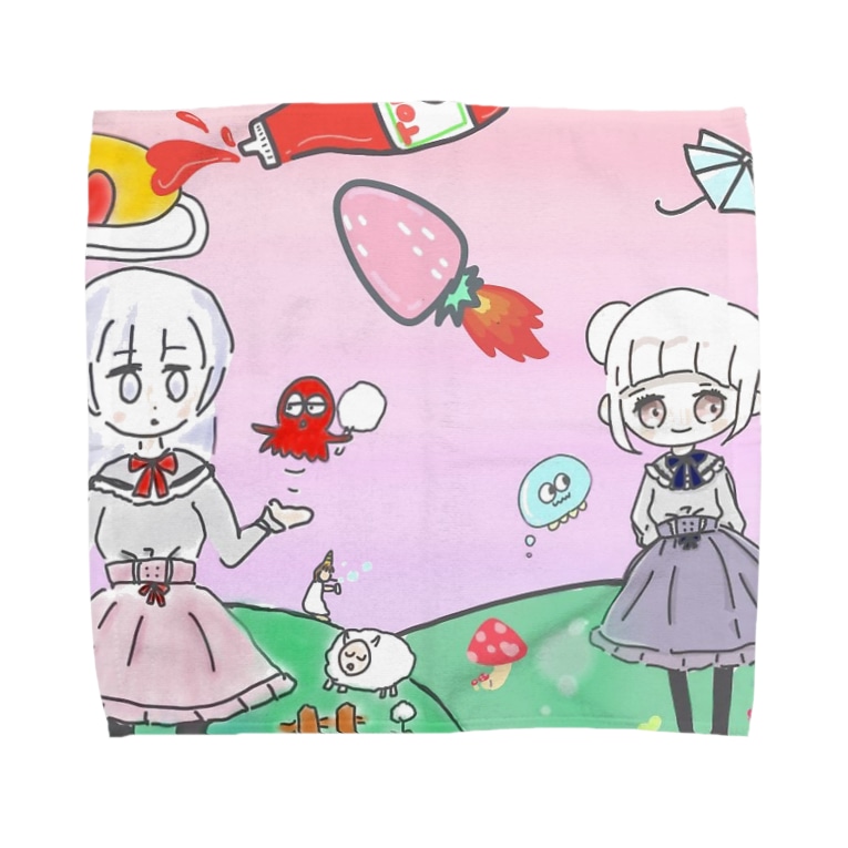 ふわふわした世界 りるる Lilull のタオルハンカチ通販 Suzuri スズリ ふわふわした世界 りるる Lilull のタオルハンカチ通販 Suzuri スズリ