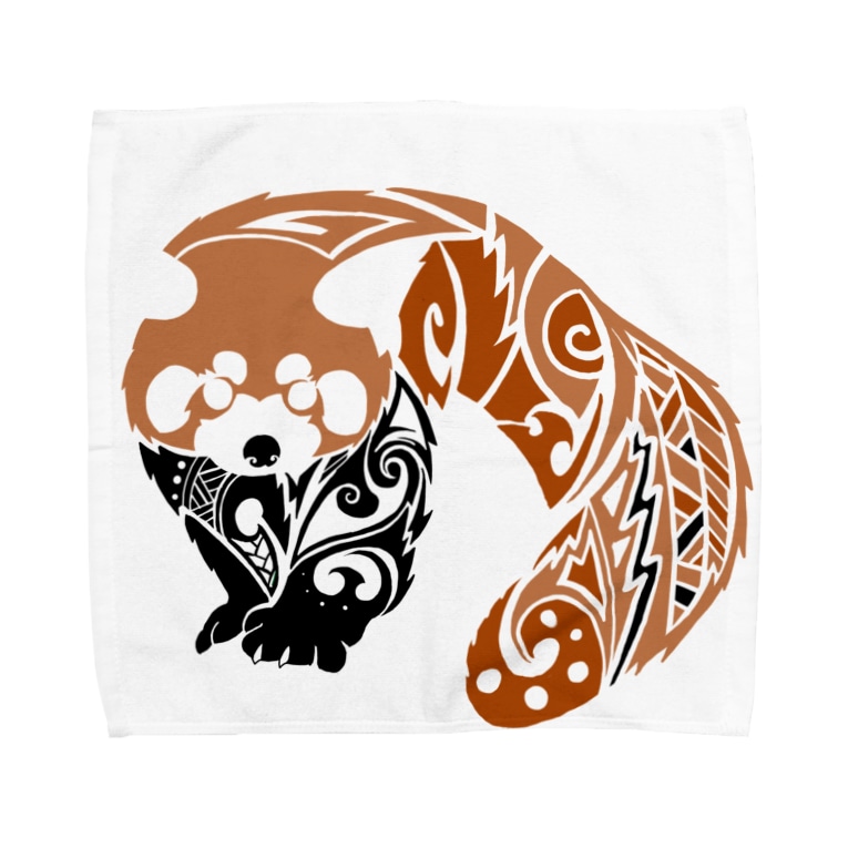 レッサーパンダ トライバルデザイナー鵺右衛門 仕事募集中 Nuemon316 のタオルハンカチ通販 Suzuri スズリ