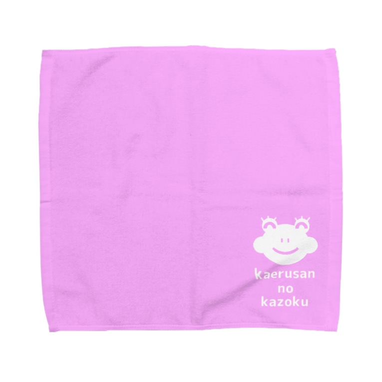 かえるさんの家族ロゴ Towel Handkerchiefs By あゆ Lineスタンプ発売中 Linesticker Ayu Suzuri