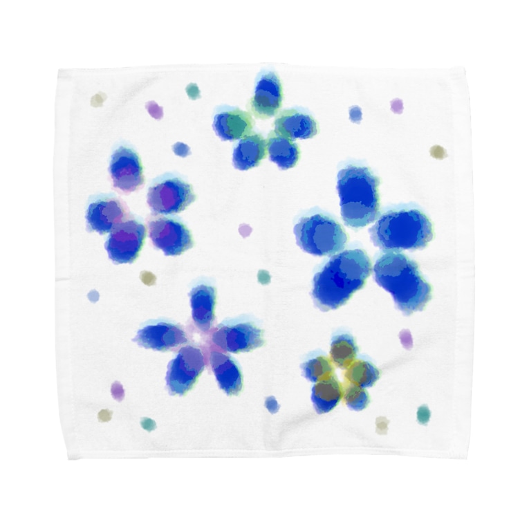 押し花風イラスト Towel Handkerchiefs By ﾊﾈｺﾊﾈ Hanekohane Suzuri