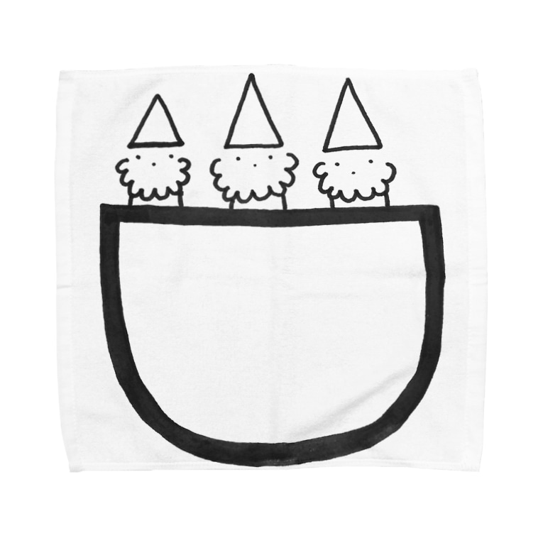 手書きポケットサンタ Karyu Karyu のタオルハンカチ通販 Suzuri スズリ