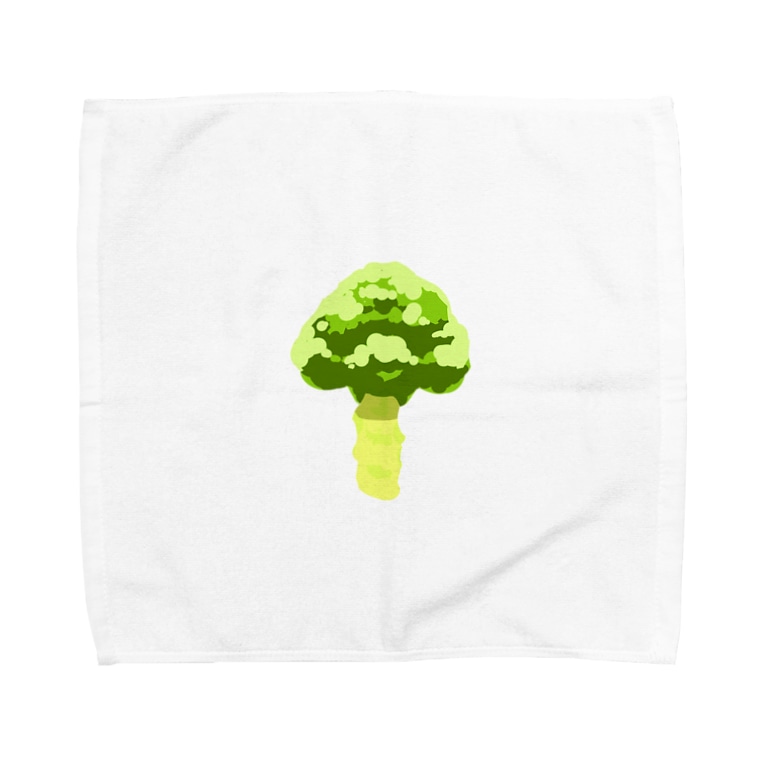 ブロッコリーイラストグッズ 果物 お野菜シリーズ Towel Handkerchiefs By Illust Designs Lab Suzuri