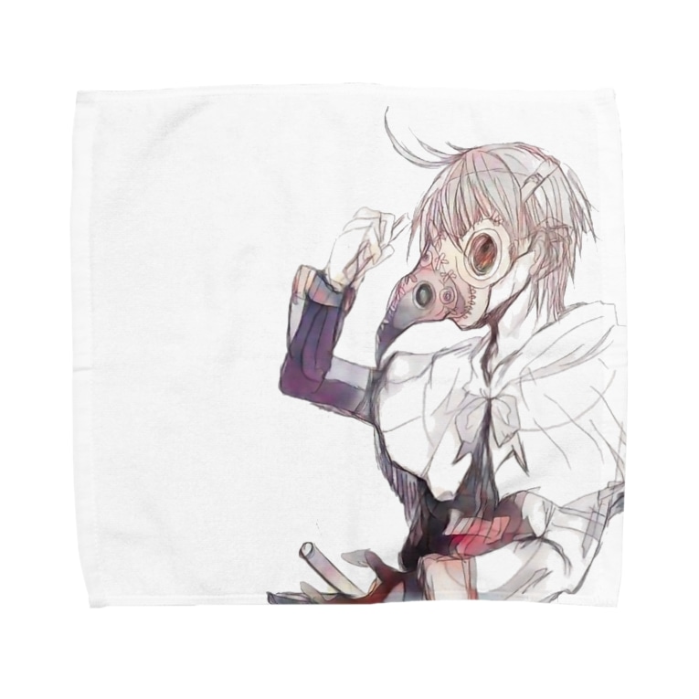 ペストマスク男子 Towel Handkerchiefs By 紡ぎ屋 夏目りく Natsume Riku Suzuri