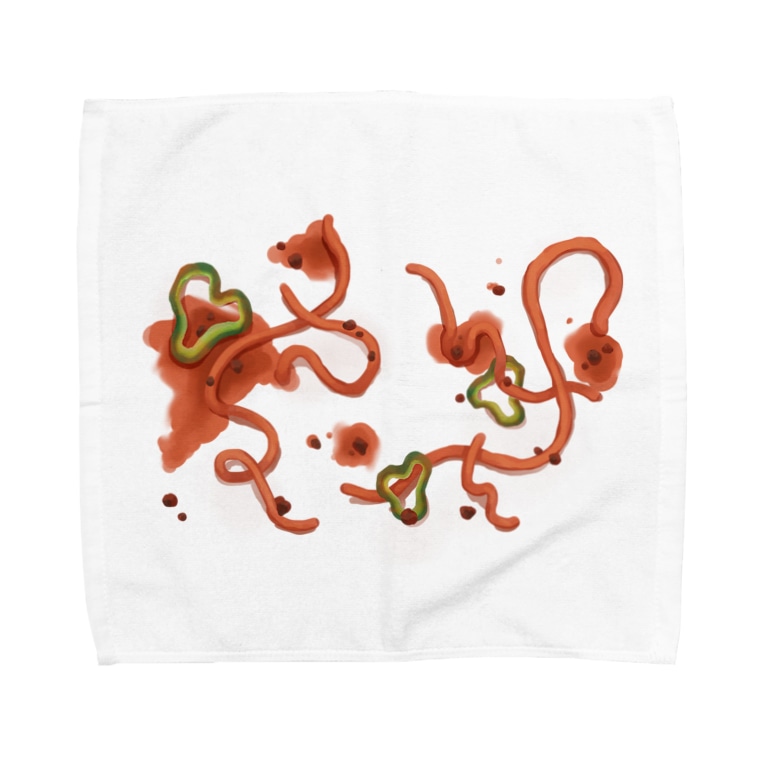 いくらこぼしても気にならないイラスト Towel Handkerchiefs By あんてな Sakura 39eat Suzuri