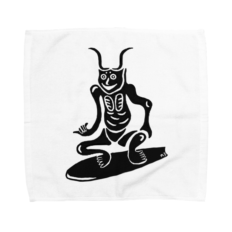 波乗り元三大師 魔除け Towel Handkerchiefs By 羽壱 N3 Suzuri