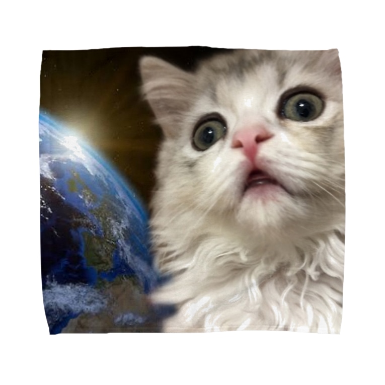 地球猫 Miochannn のタオルハンカチ通販 Suzuri スズリ 地球猫 Miochannn のタオルハンカチ通販 Suzuri スズリ