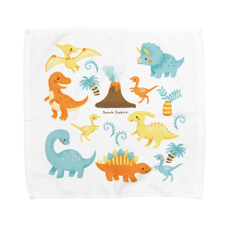恐竜時代 すずきいときち Itokichi1130 のタオルハンカチ通販 Suzuri スズリ