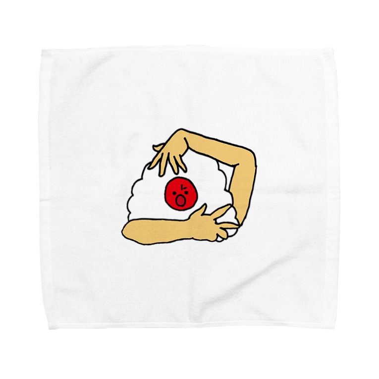 おにぎりの梅干しくん 素晴らしい Towel Handkerchiefs By Hanakuma Suzuri おにぎりの梅干しくん 素晴らしい Towel Handkerchiefs By Hanakuma Suzuri