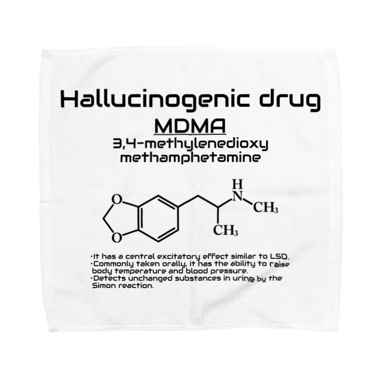 3 4 メチレンジオキシメタンフェタミンmdma 衛生学 U Library Napter のタオルハンカチ通販 Suzuri スズリ