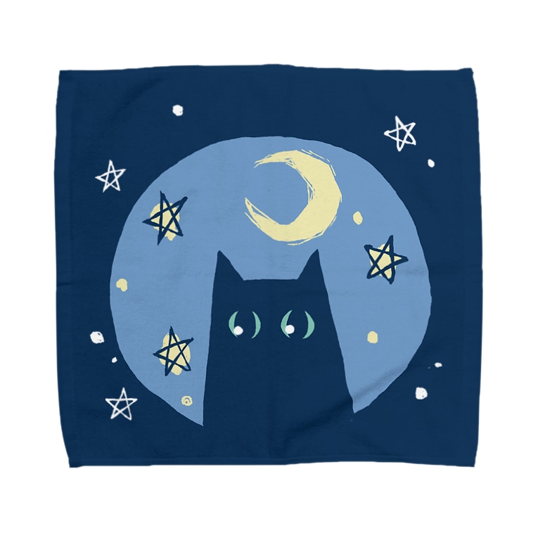 星と猫と月 しの Shino Mmnt のタオルハンカチ通販 Suzuri スズリ 星と猫と月 しの Shino Mmnt のタオルハンカチ通販 Suzuri スズリ