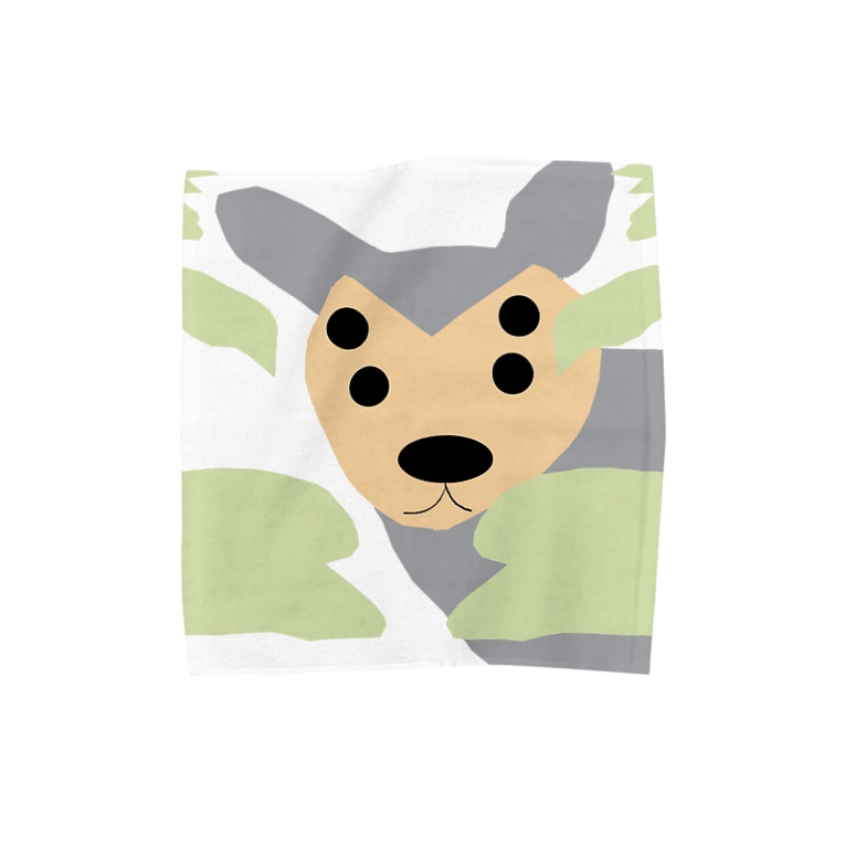 4つ目のカモシカ Towel Handkerchiefs By Danke Shoot Coffee Ono Mutunokami Suzuri 4つ目のカモシカ Towel Handkerchiefs By Danke Shoot Coffee Ono Mutunokami Suzuri