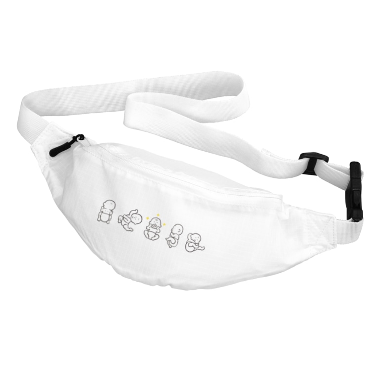 赤ちゃんポーズ集 モノクロ Belt Bag By たろう な気分 屋さん Oonotaro Suzuri 赤ちゃんポーズ集 モノクロ Belt Bag By たろう な気分 屋さん Oonotaro Suzuri