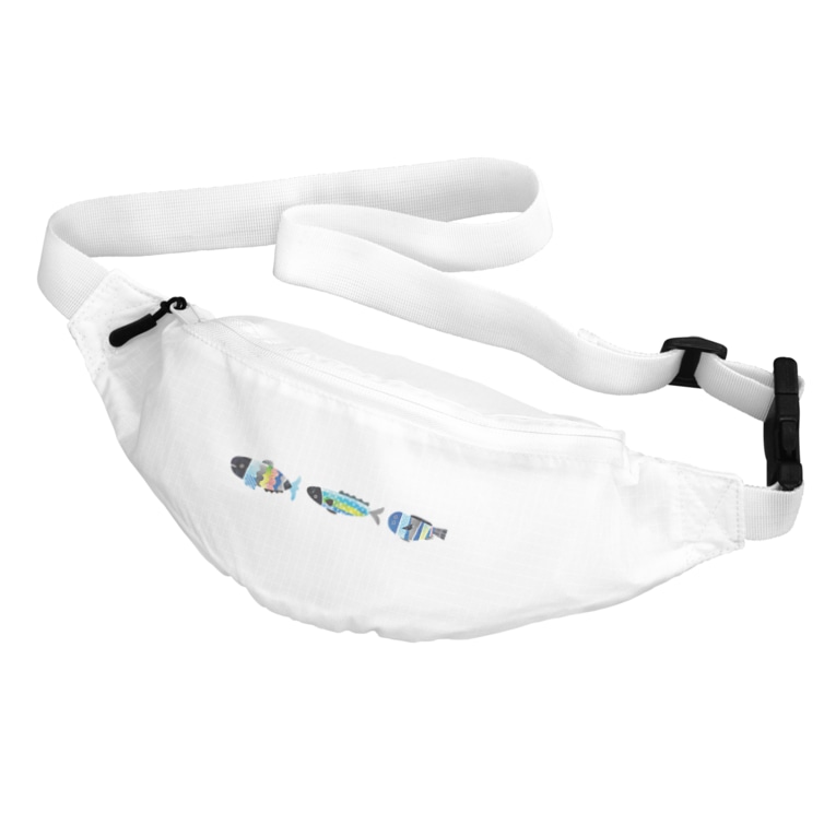 ブクブク 魚 ヨコ カバン Belt Bag By カツキ ミオ Mio Katsuki Suzuri ブクブク 魚 ヨコ カバン Belt Bag By カツキ ミオ Mio Katsuki Suzuri