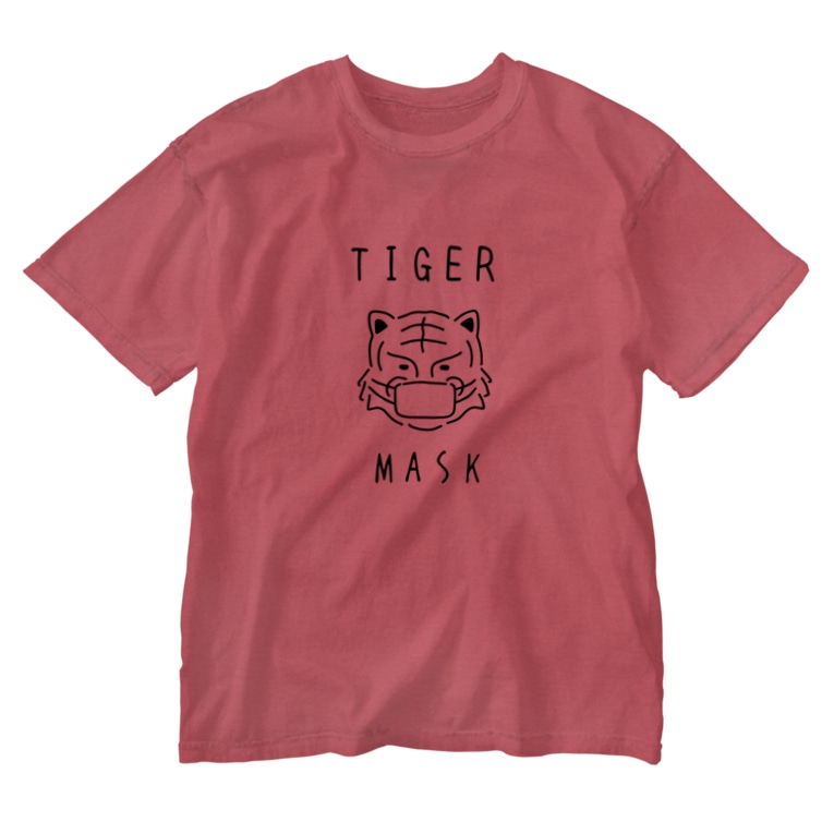 Tiger Mask タイガー マスク 虎 動物イラスト Aliviostaのウォッシュtシャツ通販 Suzuri スズリ