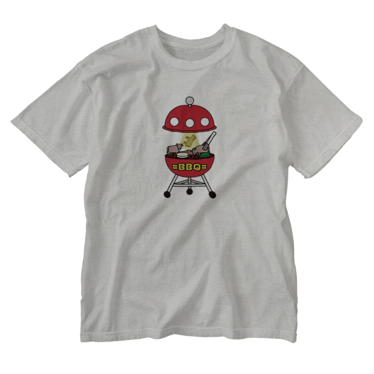 バーベキュー中ufo襲来 Compのウォッシュtシャツ通販 Suzuri スズリ バーベキュー中ufo襲来 Compのウォッシュtシャツ通販 Suzuri スズリ