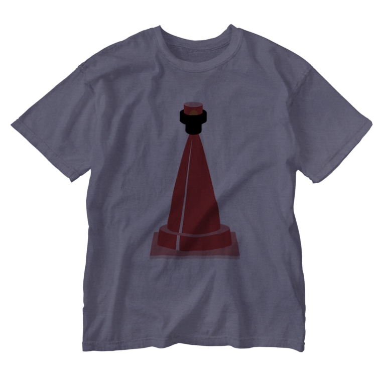 工事現場の三角コーンイラスト マニアックなモノシリーズ Illust Designs Labのウォッシュtシャツ通販 Suzuri スズリ