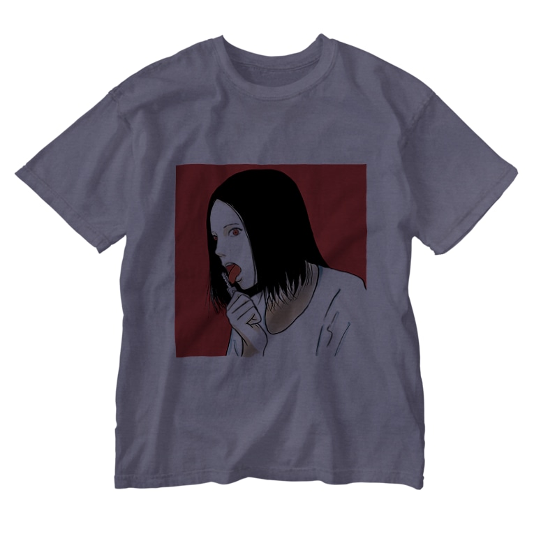 鍵をナイフみたいに舐める女 森本大百科 Morimotodaihyakka のウォッシュtシャツ通販 Suzuri スズリ 鍵をナイフみたいに舐める女 森本大百科 Morimotodaihyakka のウォッシュtシャツ通販 Suzuri スズリ