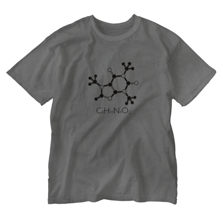 カフェインの化学構造式 St Drop Laboratory St Drop のウォッシュtシャツ通販 Suzuri スズリ カフェインの化学構造式 St Drop Laboratory St Drop のウォッシュtシャツ通販 Suzuri スズリ