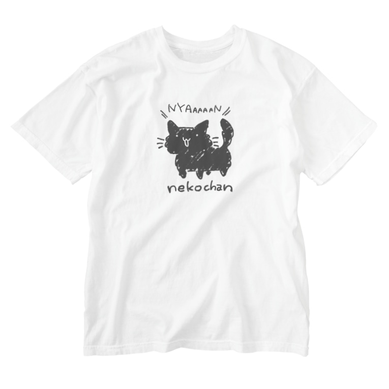 ねこちゃん 長毛黒 おとん Otonnu のウォッシュtシャツ通販 Suzuri スズリ ねこちゃん 長毛黒 おとん Otonnu のウォッシュtシャツ通販 Suzuri スズリ
