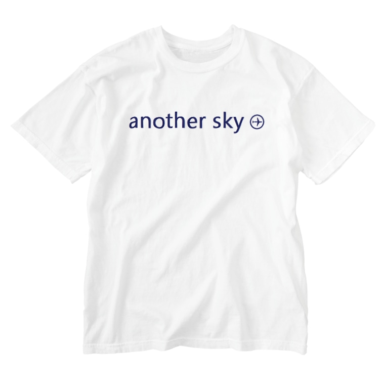 エアライングッズ もう一つの空 Another Sky Washed T Shirts By アメリカンベース American Suzuri