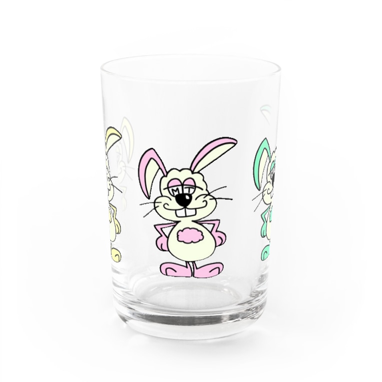 むなげ生えてる系うさぎさん Mtsmileのグラス通販 Suzuri スズリ