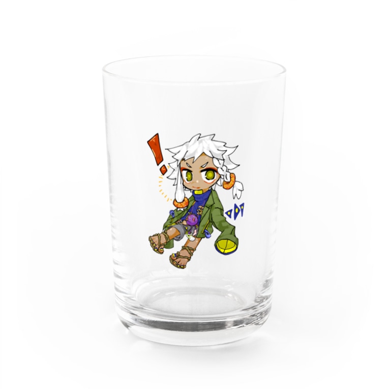 外ハネ神ちゃん発見 グラス Water Glass By お墓のほねたち Seboneepu Suzuri 外ハネ神ちゃん発見 グラス Water Glass By お墓のほねたち Seboneepu Suzuri