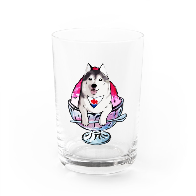 かき氷ワンちゃん 氷イチゴ ハスキー 犬グッズの店しえるぶるー Cielblue のグラス通販 Suzuri スズリ かき氷ワンちゃん 氷イチゴ ハスキー 犬グッズの店しえるぶるー Cielblue のグラス通販 Suzuri スズリ