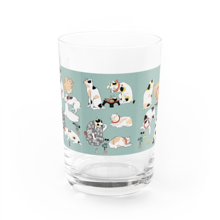 浮世絵 国芳ねこ 主に日本酒大好きグッズ Ayana のグラス通販 Suzuri スズリ