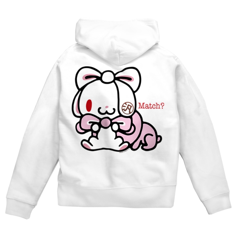各点限定 汎用うさぎ 2 Chax Colony Imaginari Morichack のジップパーカー通販 Suzuri スズリ